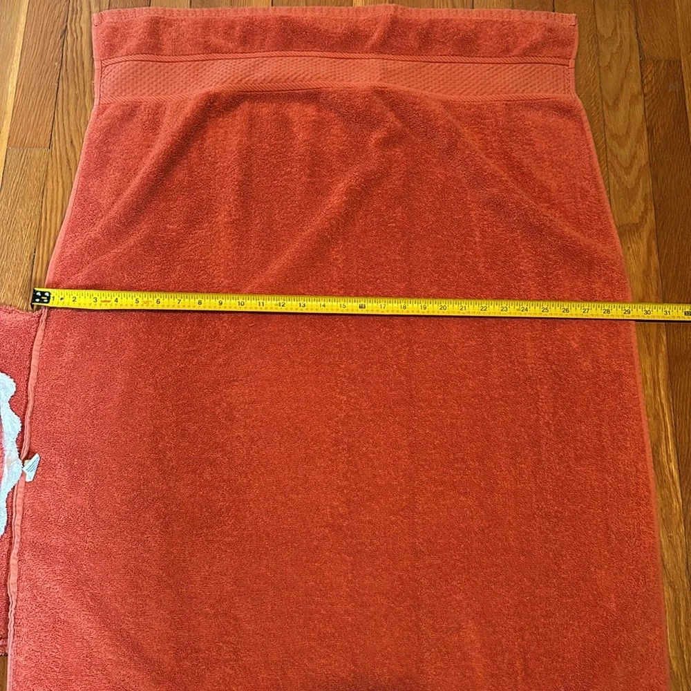 Cyclops / Silly Monster hooded towel in orange, yellow, blue, green, & white